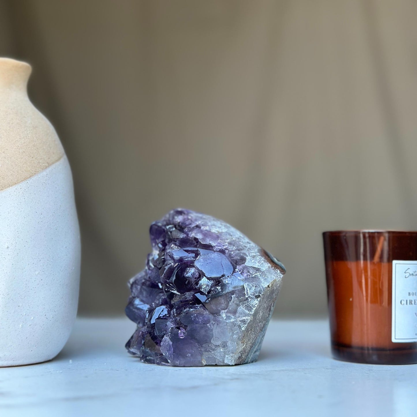 Amethyst Geode – Large Crystal Cluster Statement Piece