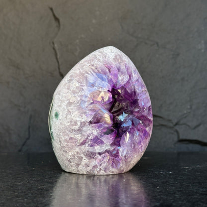 Amethyst Geode – 5+ lb Deep Purple Crystal Cluster