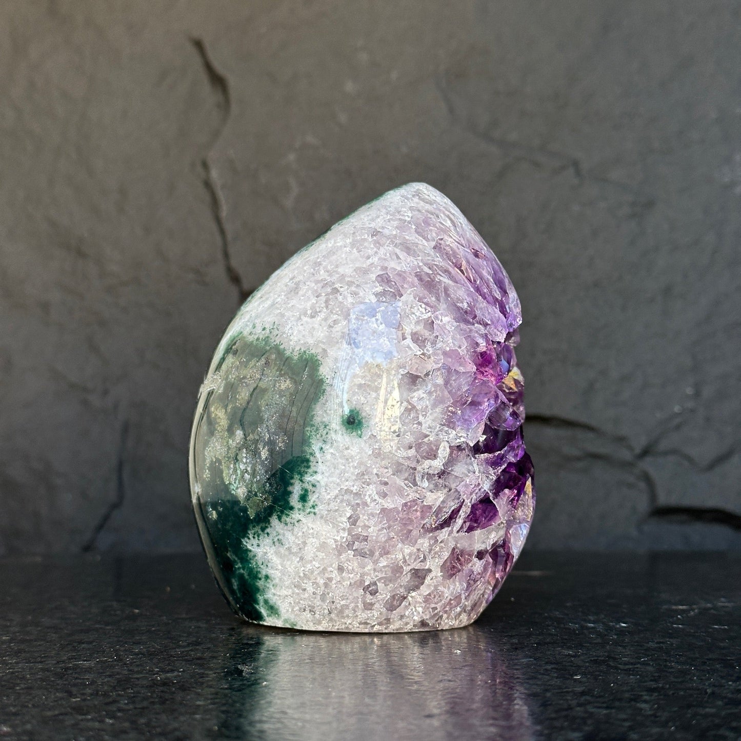 Amethyst Geode – 5+ lb Deep Purple Crystal Cluster