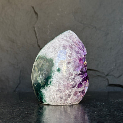 Amethyst Geode – 5+ lb Deep Purple Crystal Cluster