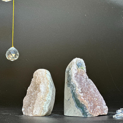 Rainbow amethyst set