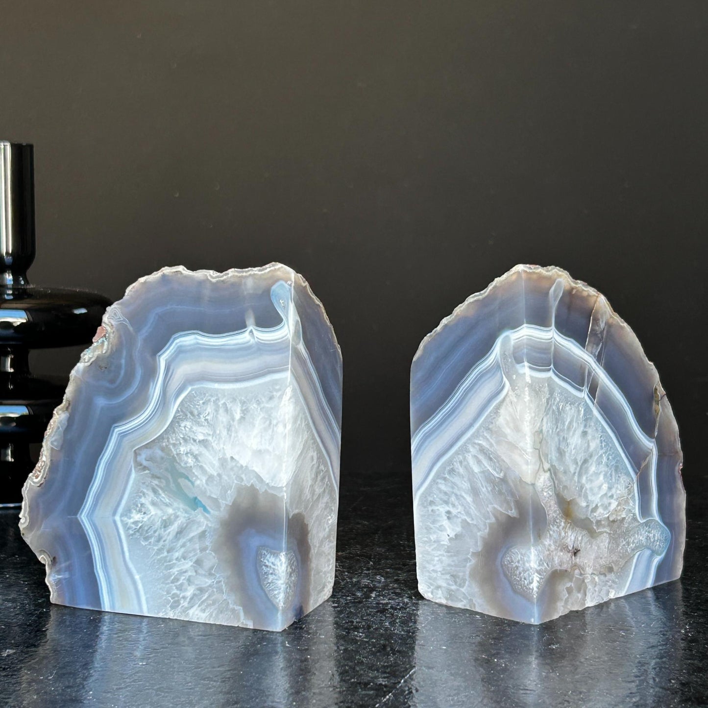 Agate Bookends, XL -  Ethically Sourced