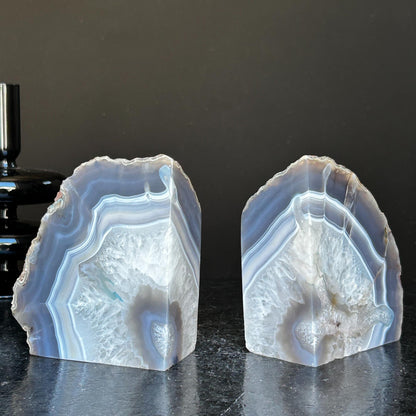 Agate Bookends, XL -  Ethically Sourced