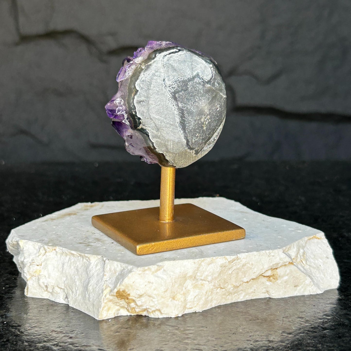 Amethyst Cluster Sets – Rare Sizes with Stands, Uruguay Ethically Sourced