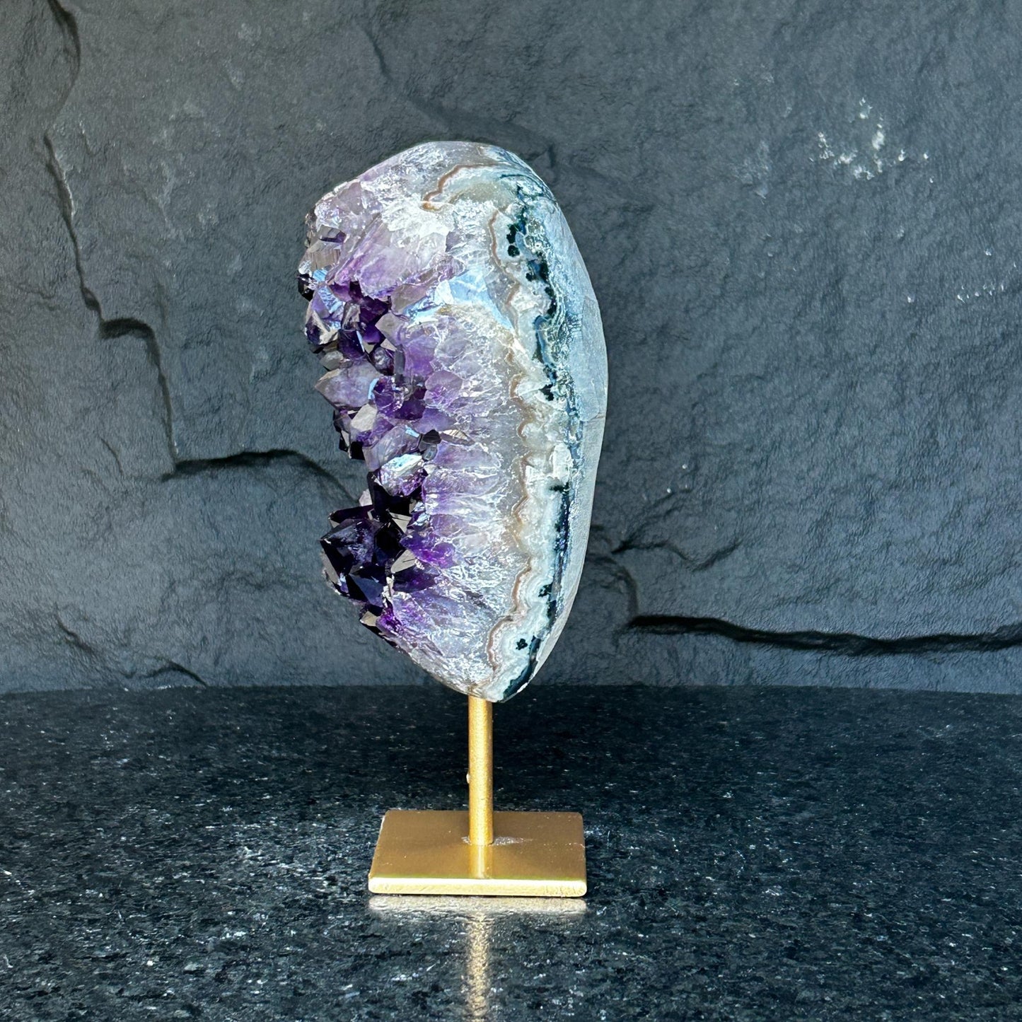 Unique Premium Amethyst with Display
