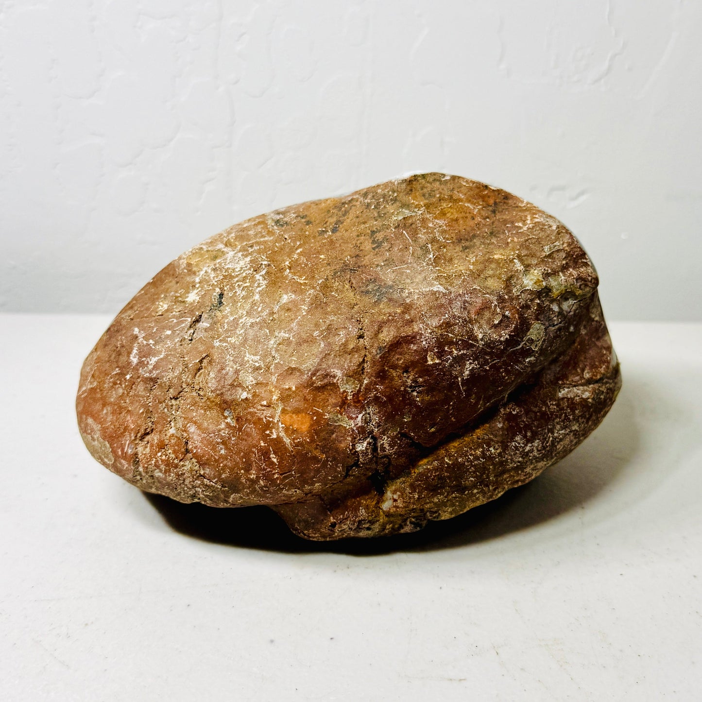 White Agate Geode with Quartz Druzy – 3.1 lbs –