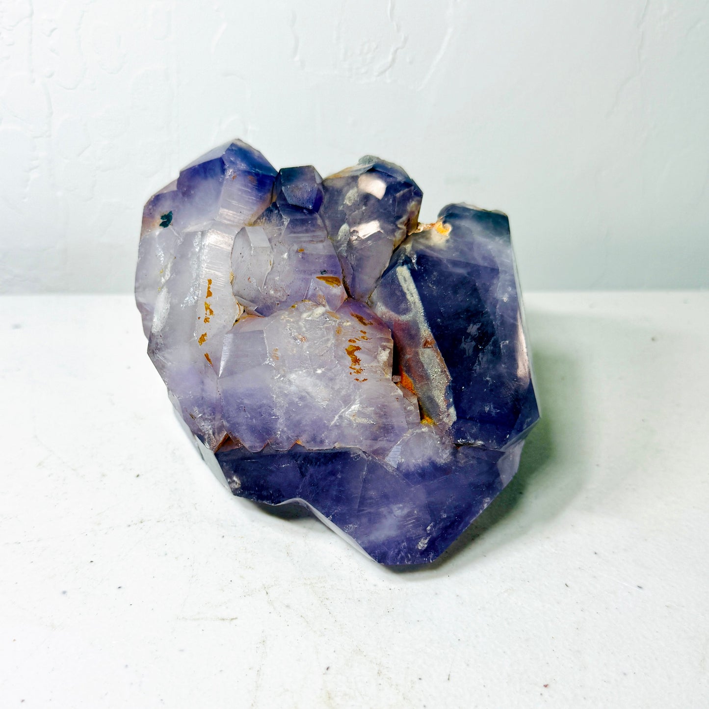 Unique Semi-Rough Amethyst Crystal Freeform with Organic Features & Natural Inclusions – 3.5 lbs –