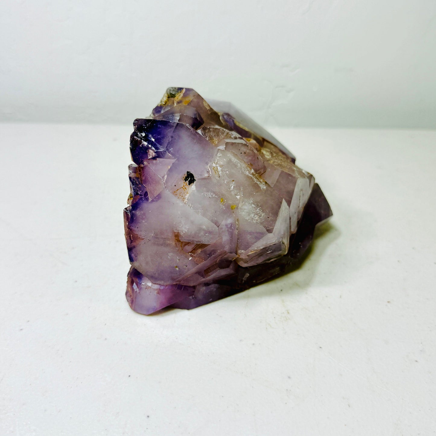 Unique Semi-Rough Amethyst Crystal Freeform with Organic Features & Natural Inclusions – 3.5 lbs –