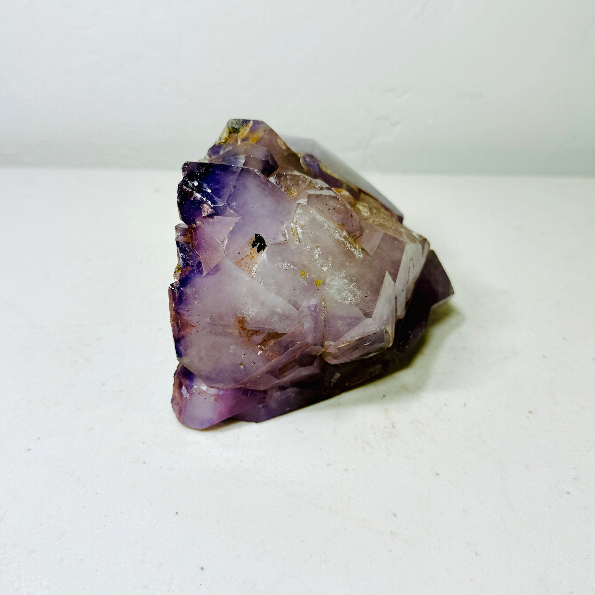 Unique Semi-Rough Amethyst Crystal Freeform with Organic Features & Natural Inclusions – 3.5 lbs –