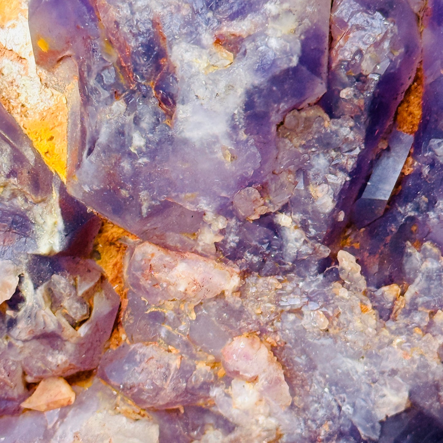 Unique Semi-Rough Amethyst Crystal Freeform with Organic Features & Natural Inclusions – 3.5 lbs –