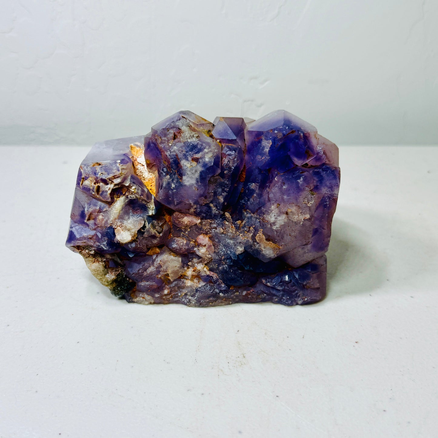 Unique Semi-Rough Amethyst Crystal Freeform with Organic Features & Natural Inclusions – 3.5 lbs –