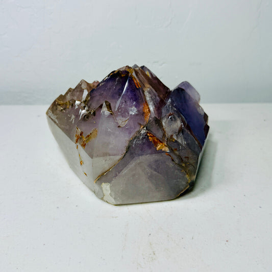 4.5 lb Natural Amethyst Crystal Freeform Prism — Semi-Polished Purple Quartz Specimen – Rock & Geodes
