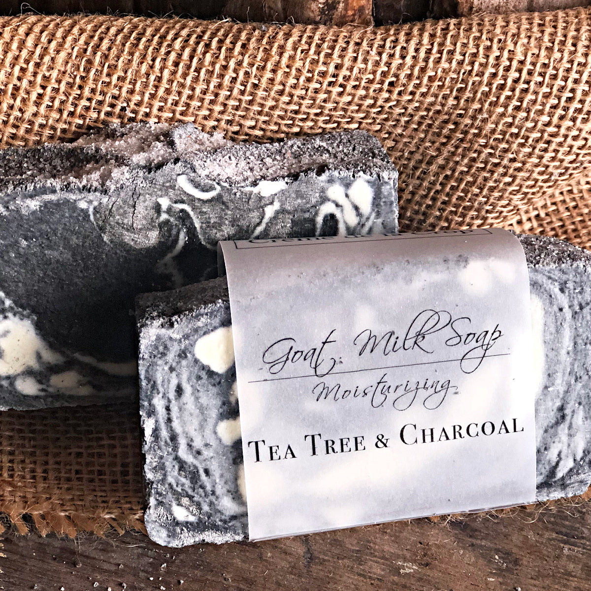 Tea Tree & Charcoal (Exfoliating) - Goats Milk Soap -