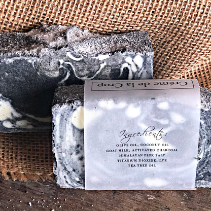 Tea Tree & Charcoal (Exfoliating) - Goats Milk Soap -
