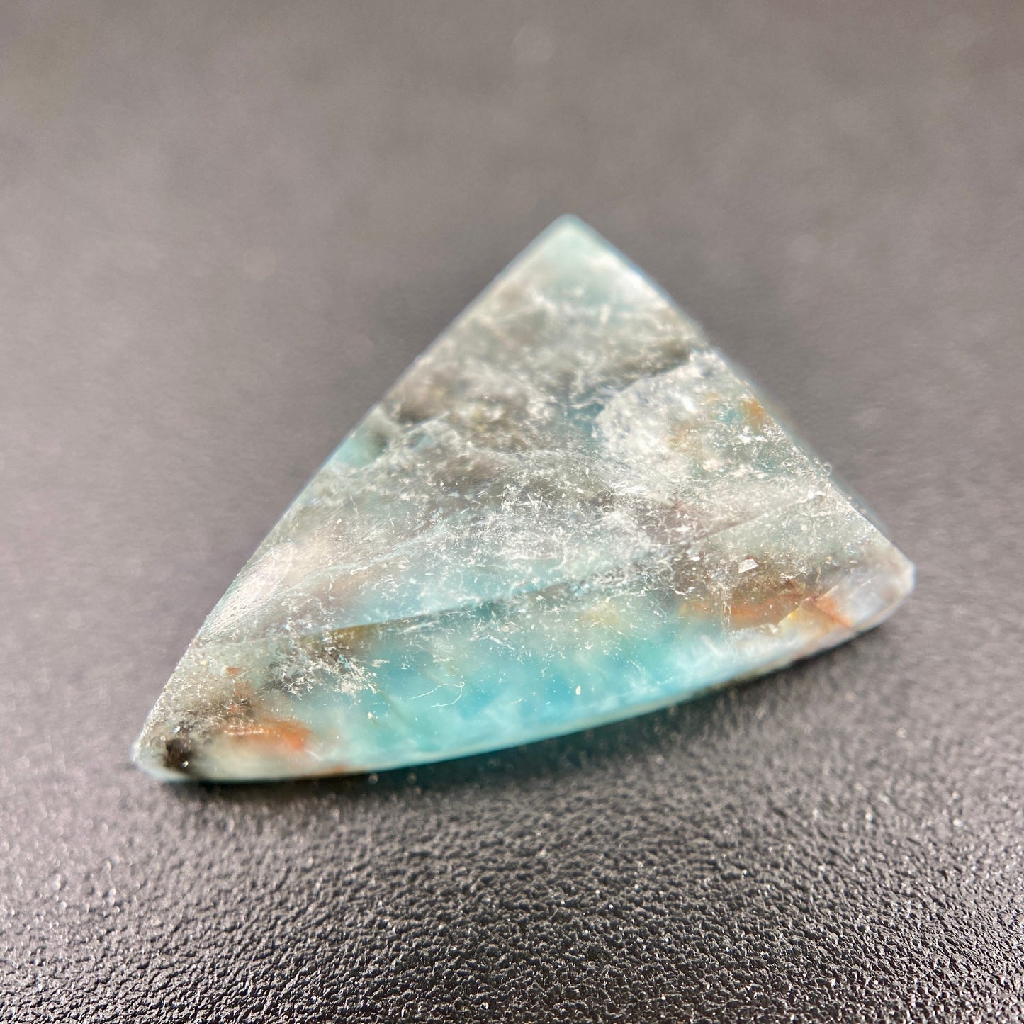 6.35 ct. Rare Gilalite in Quartz Cabochon (Medusa Quartz) – Quartz