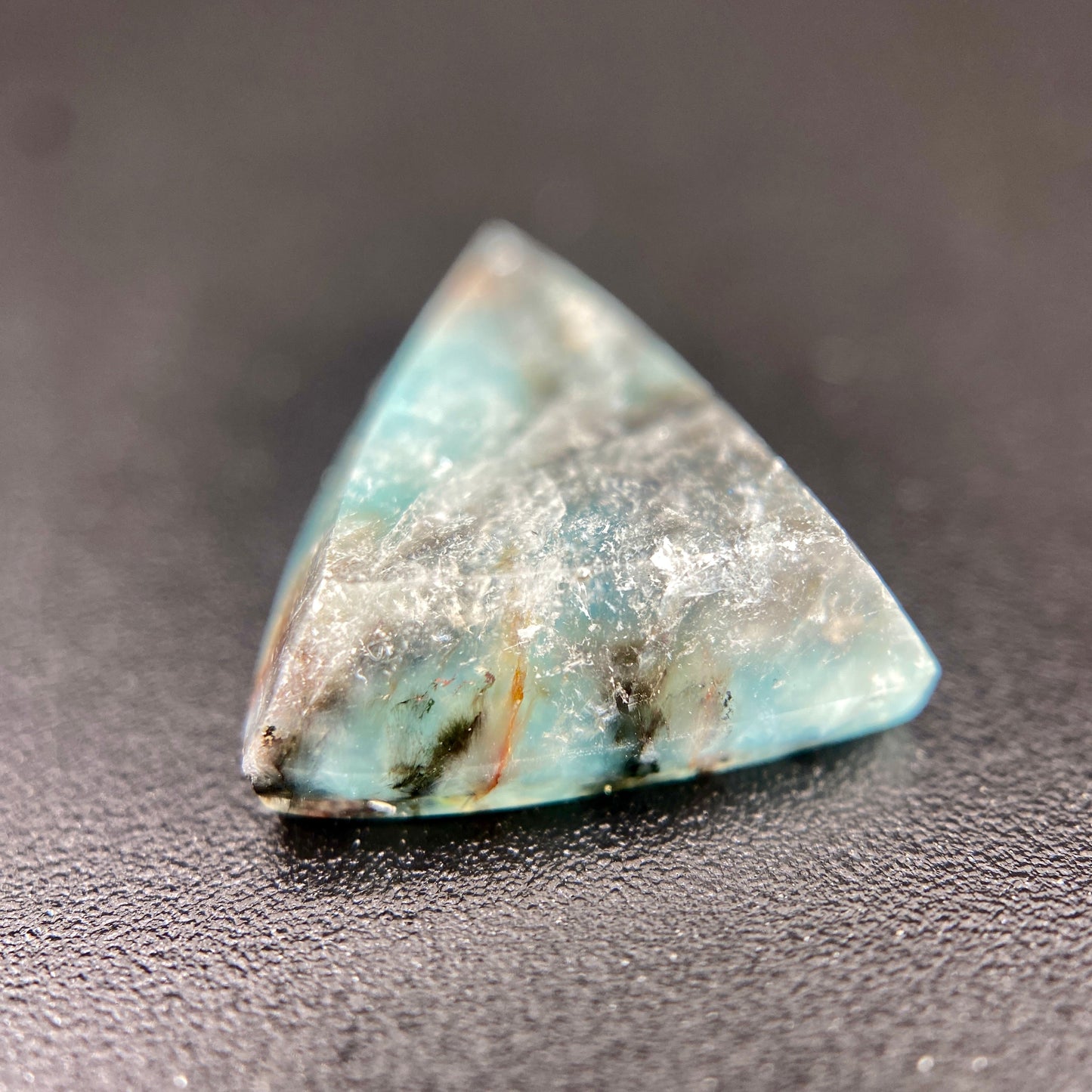 6.35 ct. Rare Gilalite in Quartz Cabochon (Medusa Quartz) – Quartz