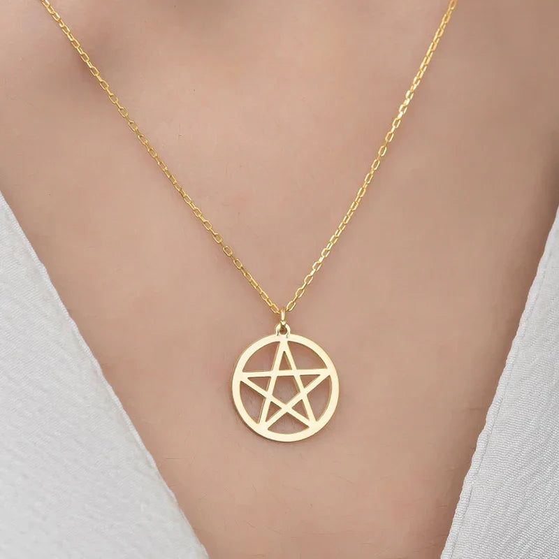 Pentacle Chain Necklace – necklace
