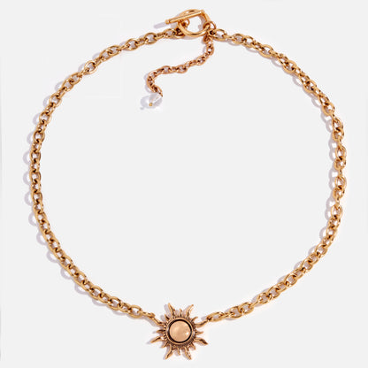 Grateful Sun Choker Necklace – Antique Gold midi choker