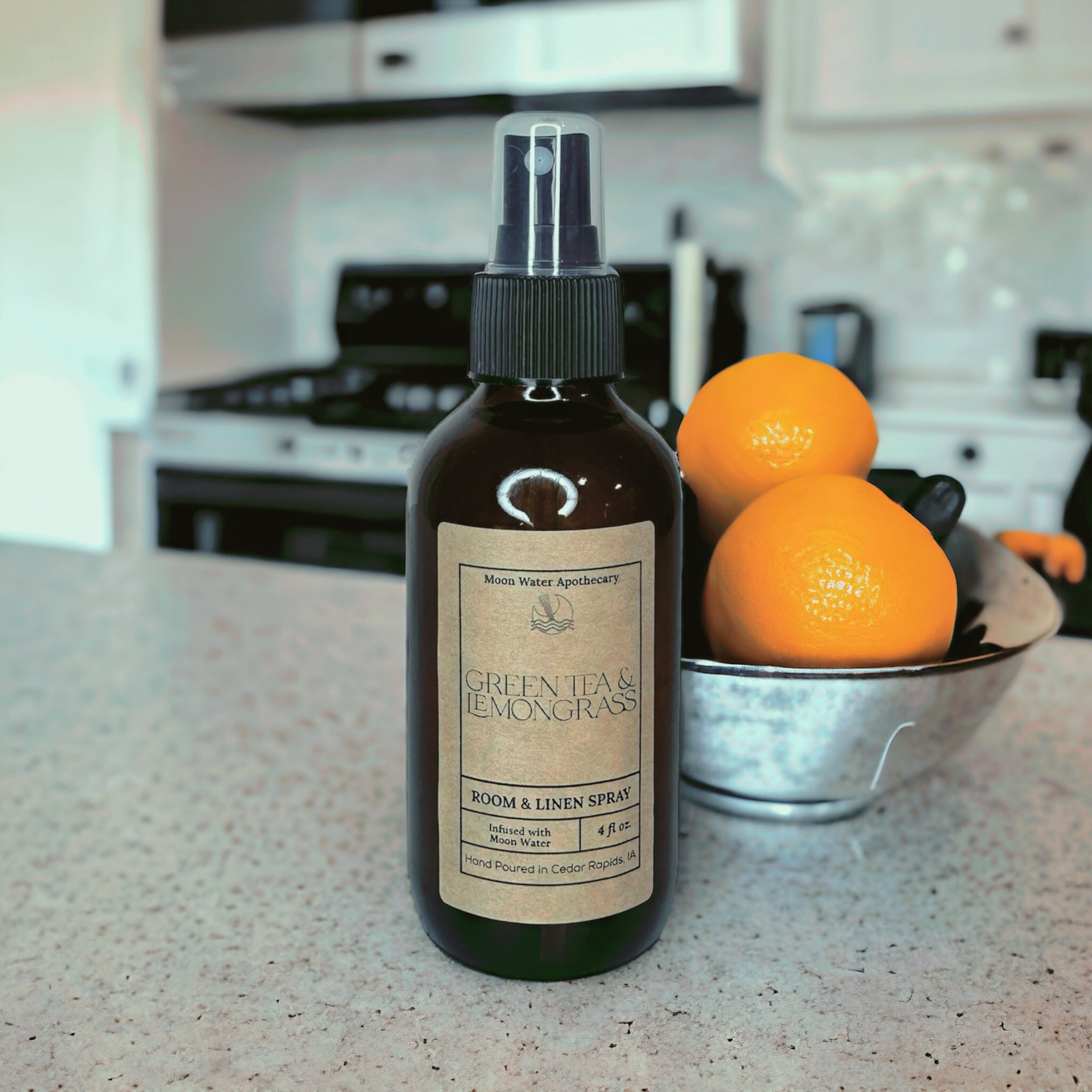 Green Tea Lemongrass Room Spray | Fresh Citrus Herbal Fragrance