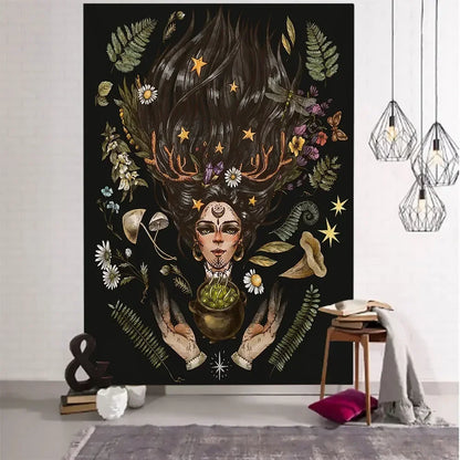 Witchy Design Tapestry