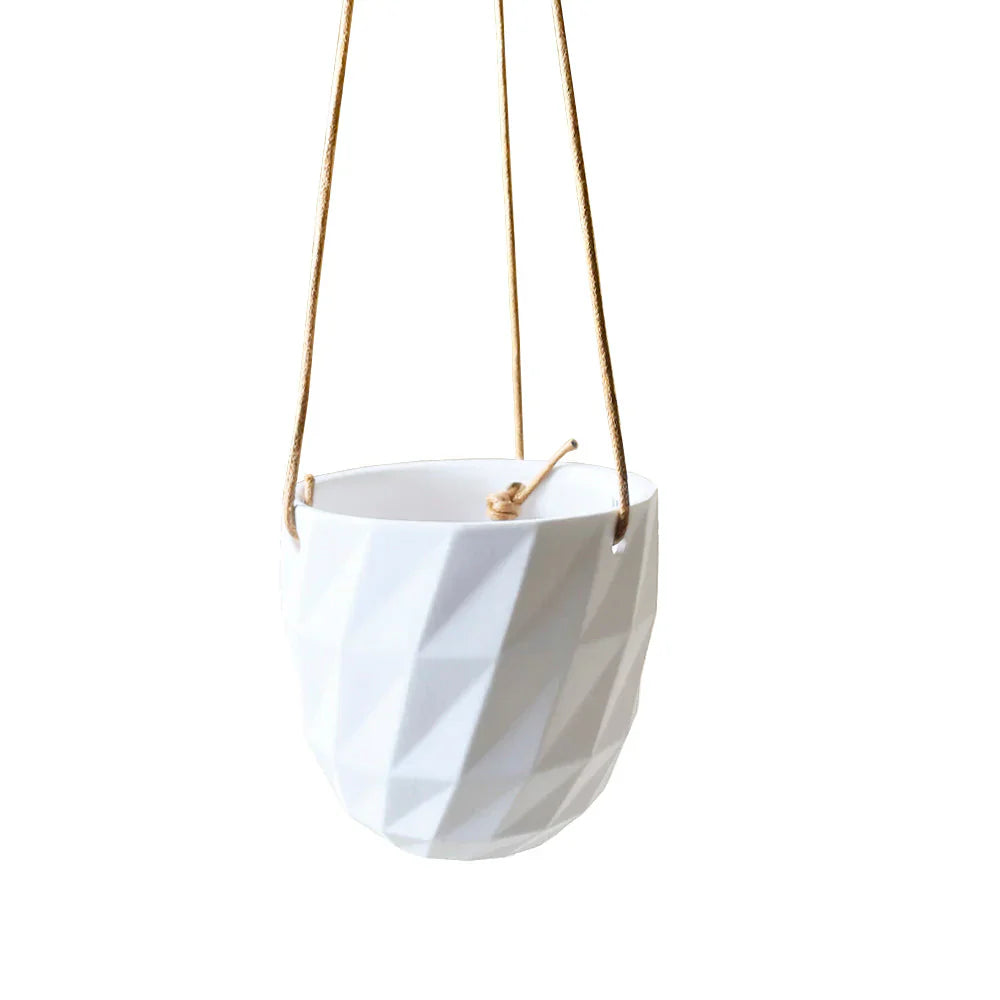 Virago Modern Hanging Planter- Grid – plant pot