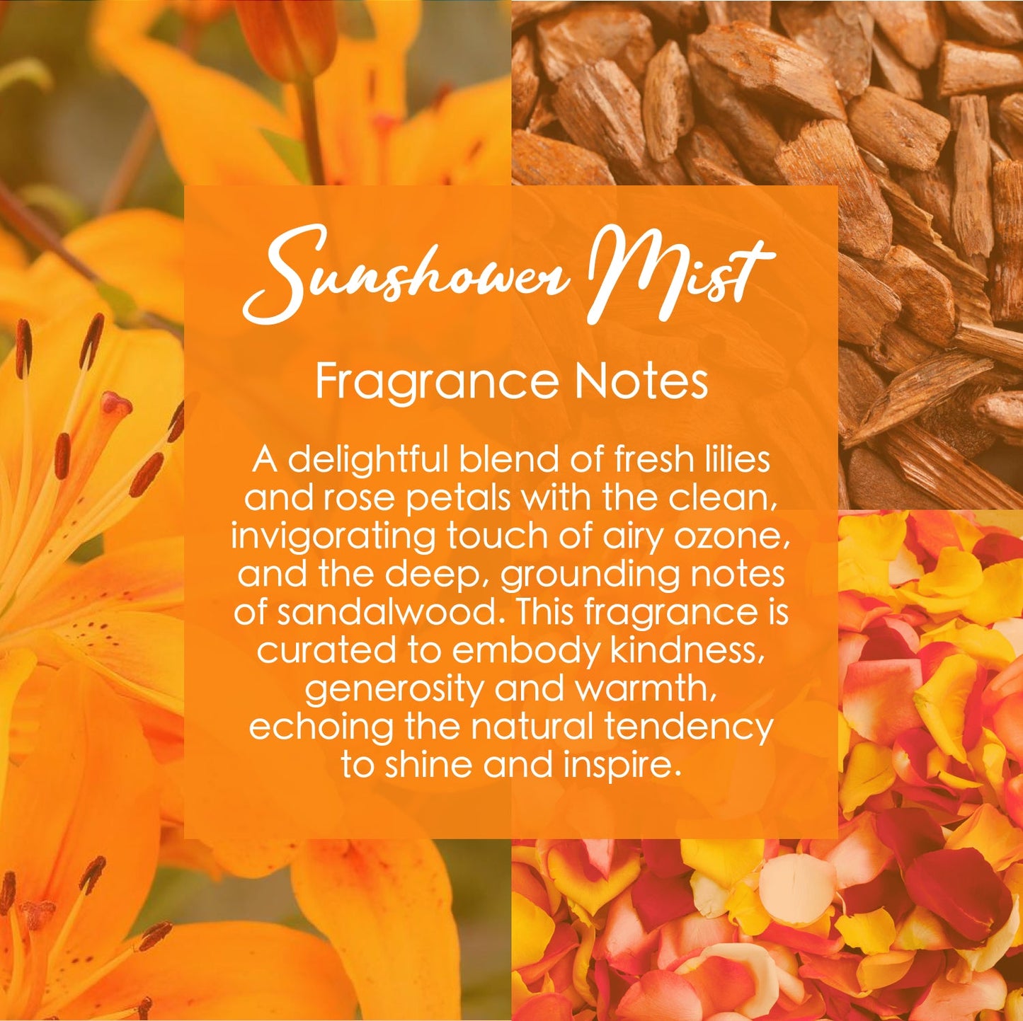 Sunshower Mist Crystal Candle with Garnet, Quartz, & Citrine | Coconut-Soy Wax Candle, 9oz – Crystal Candle