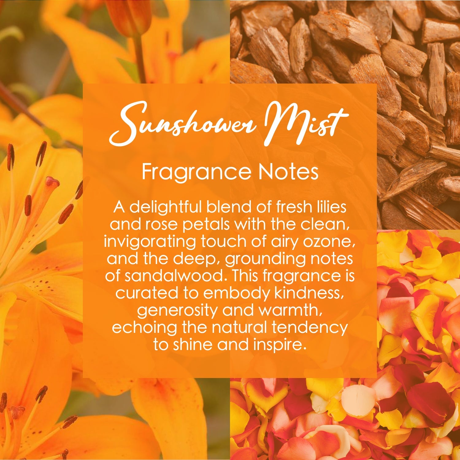 Sunshower Mist Crystal Candle with Garnet, Quartz, & Citrine | Coconut-Soy Wax Candle, 9oz – Crystal Candle