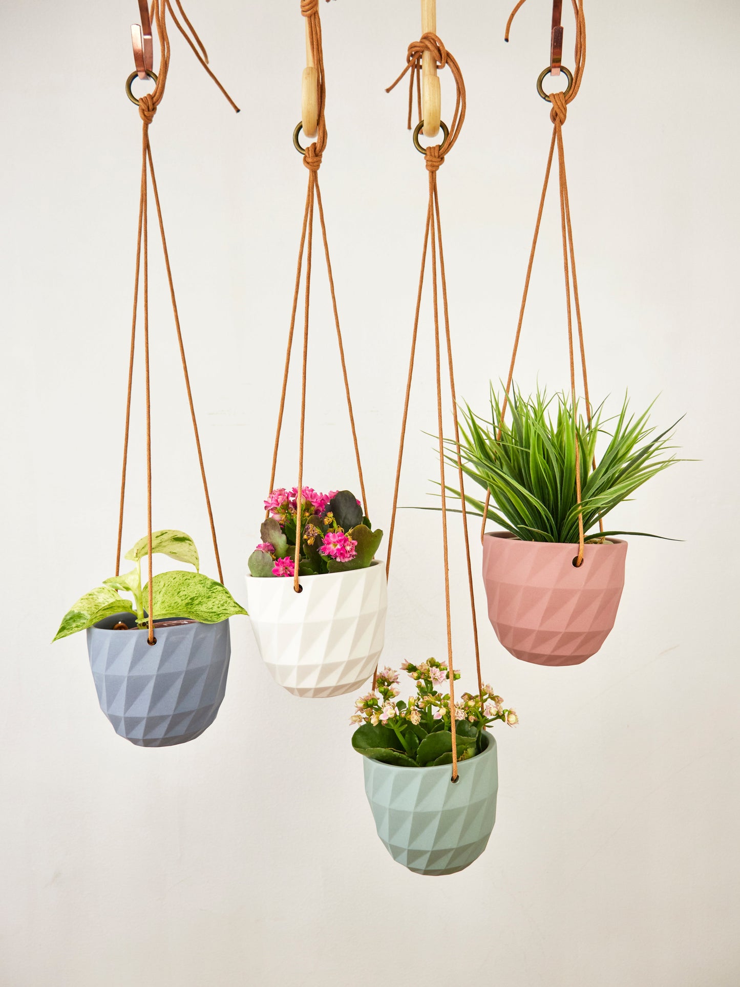 Virago Modern Hanging Planter- Grid – plant pot