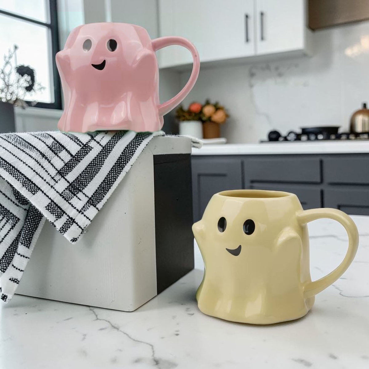 Ghost Coffee Mug, 14.8 oz | Cute Halloween Cup