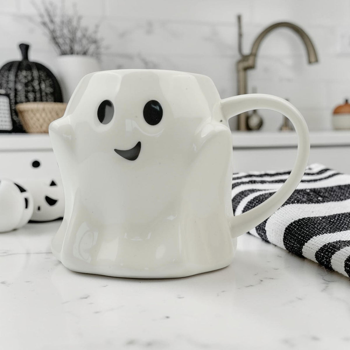 Ghost Coffee Mug, 14.8 oz | Cute Halloween Cup