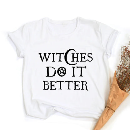 Witchy Quotes Crop Top T-Shirts