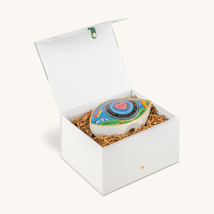 Radiant Bliss Ceramic Evil Eye Statue – Home Decor