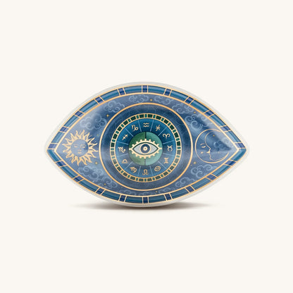 Celestial Unity - Evil Eye Ceramic Wall Blessing – Home Decor