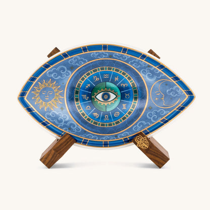 Celestial Unity - Evil Eye Ceramic Wall Blessing – Home Decor
