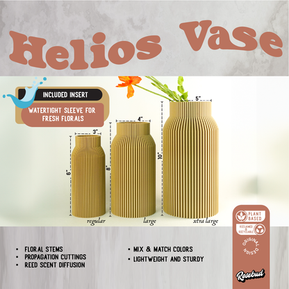 Helios Fresh Floral Vase –