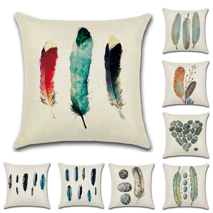 Free Spirit Feather Pillow Cover (multiple designs)