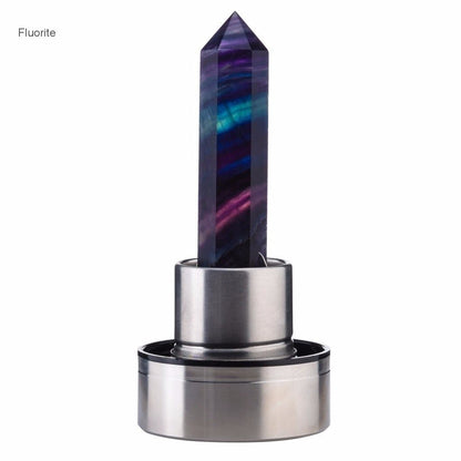 Crystal Infused Glass Water Bottle – 550ml