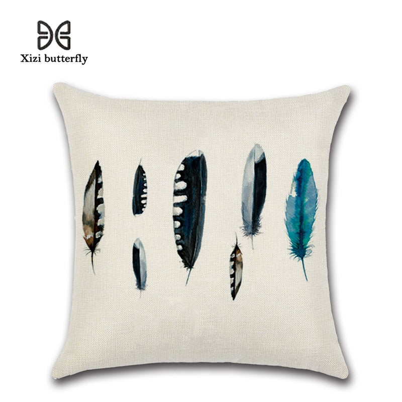 Free Spirit Feather Pillow Cover (multiple designs)