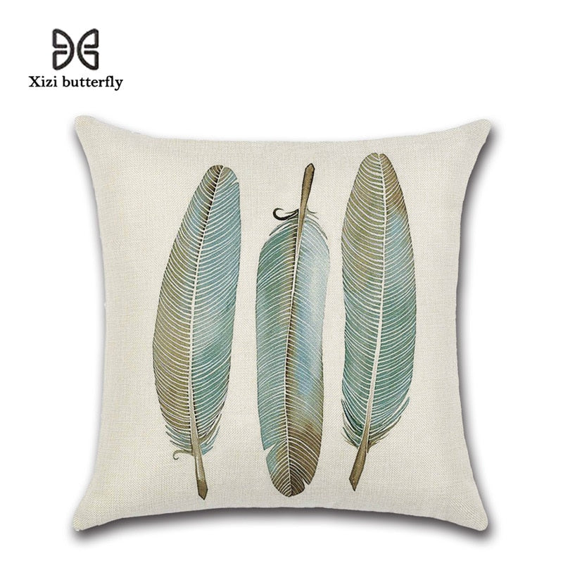 Free Spirit Feather Pillow Cover (multiple designs)