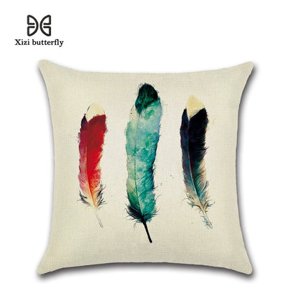 Free Spirit Feather Pillow Cover (multiple designs)