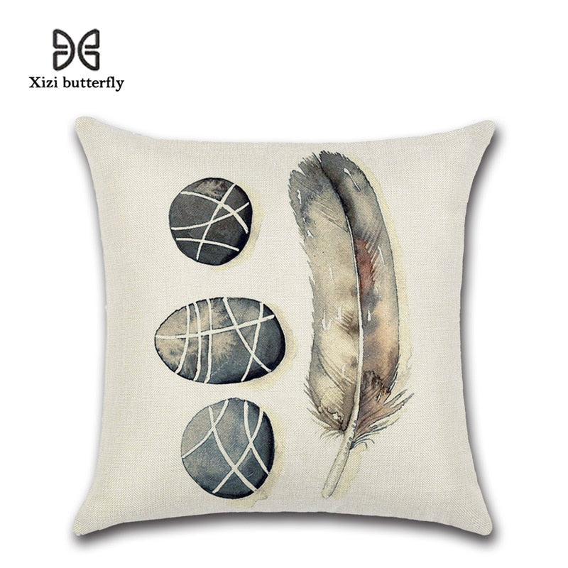 Free Spirit Feather Pillow Cover (multiple designs)