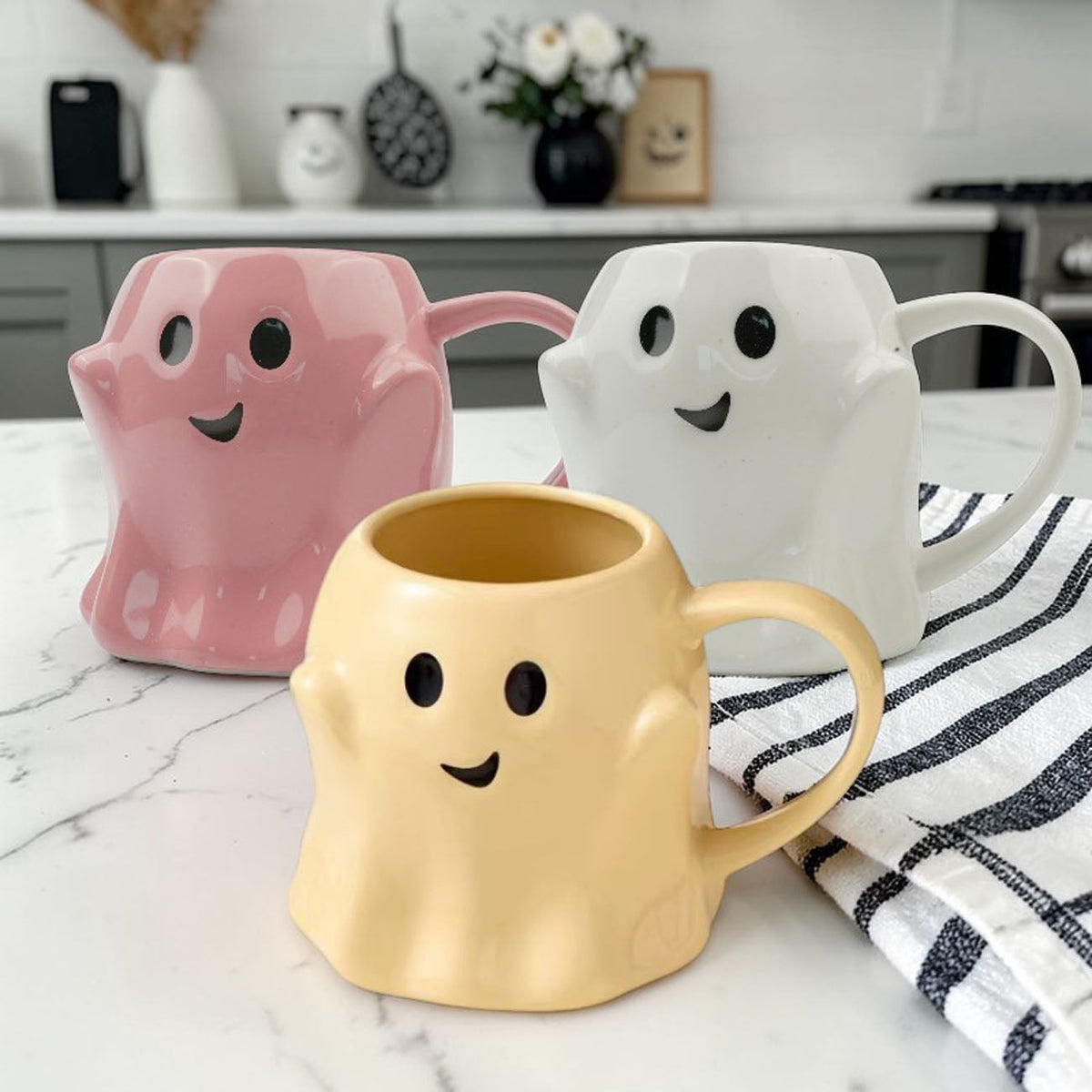Ghost Coffee Mug, 14.8 oz | Cute Halloween Cup