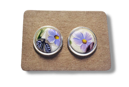 Handmade Clay Stud Earrings/Minimalist Earrings/Simple Earrings