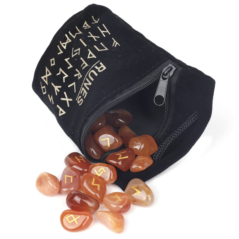 Crystal Runes Sets – Carnelian Runes