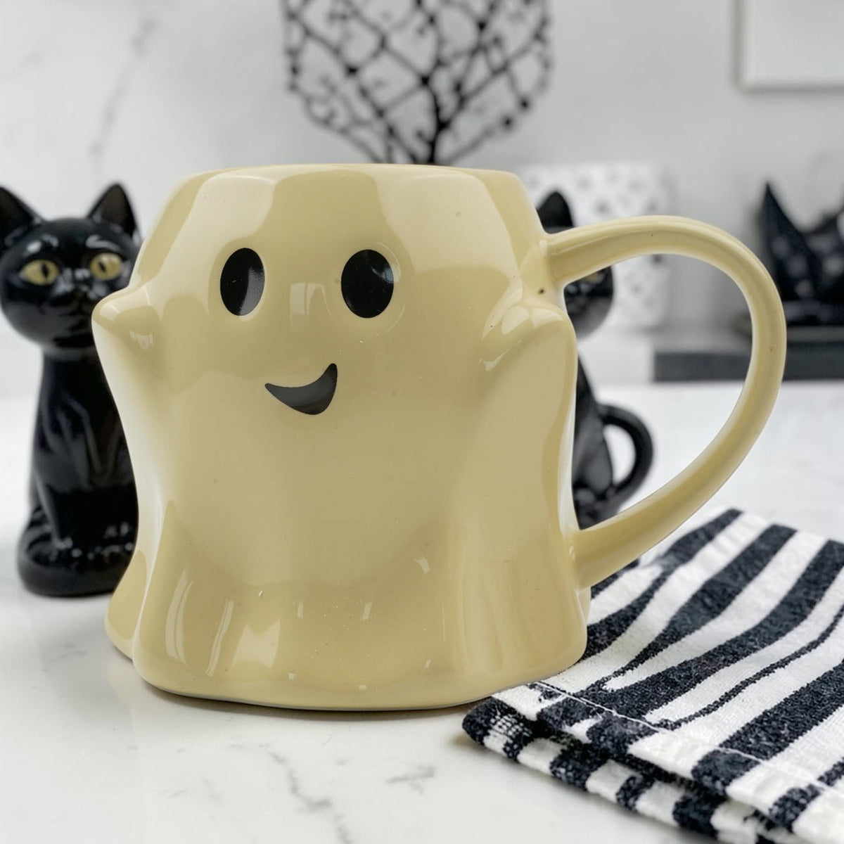 Ghost Coffee Mug, 14.8 oz | Cute Halloween Cup