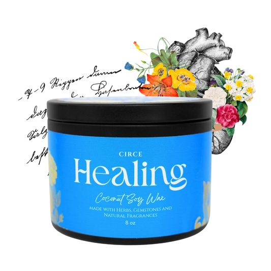 Healing Ritual Candle — 8‑oz Recovery & Wellness Candle –