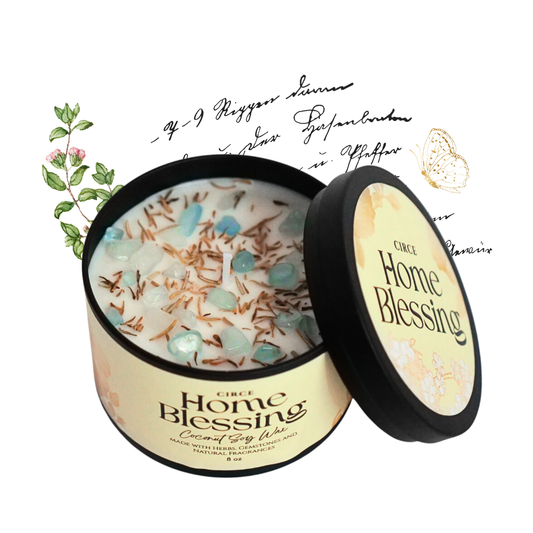 Home Blessing Candle — 8‑oz Harmony & Protection –