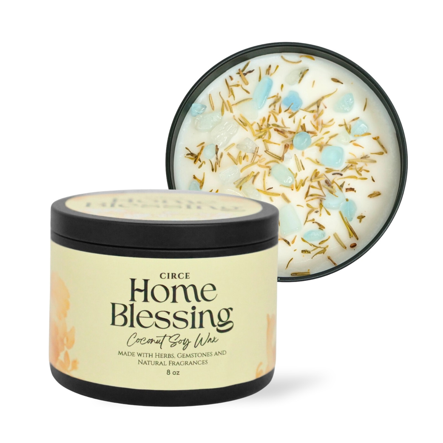 Home Blessing Candle — 8‑oz Harmony & Protection –