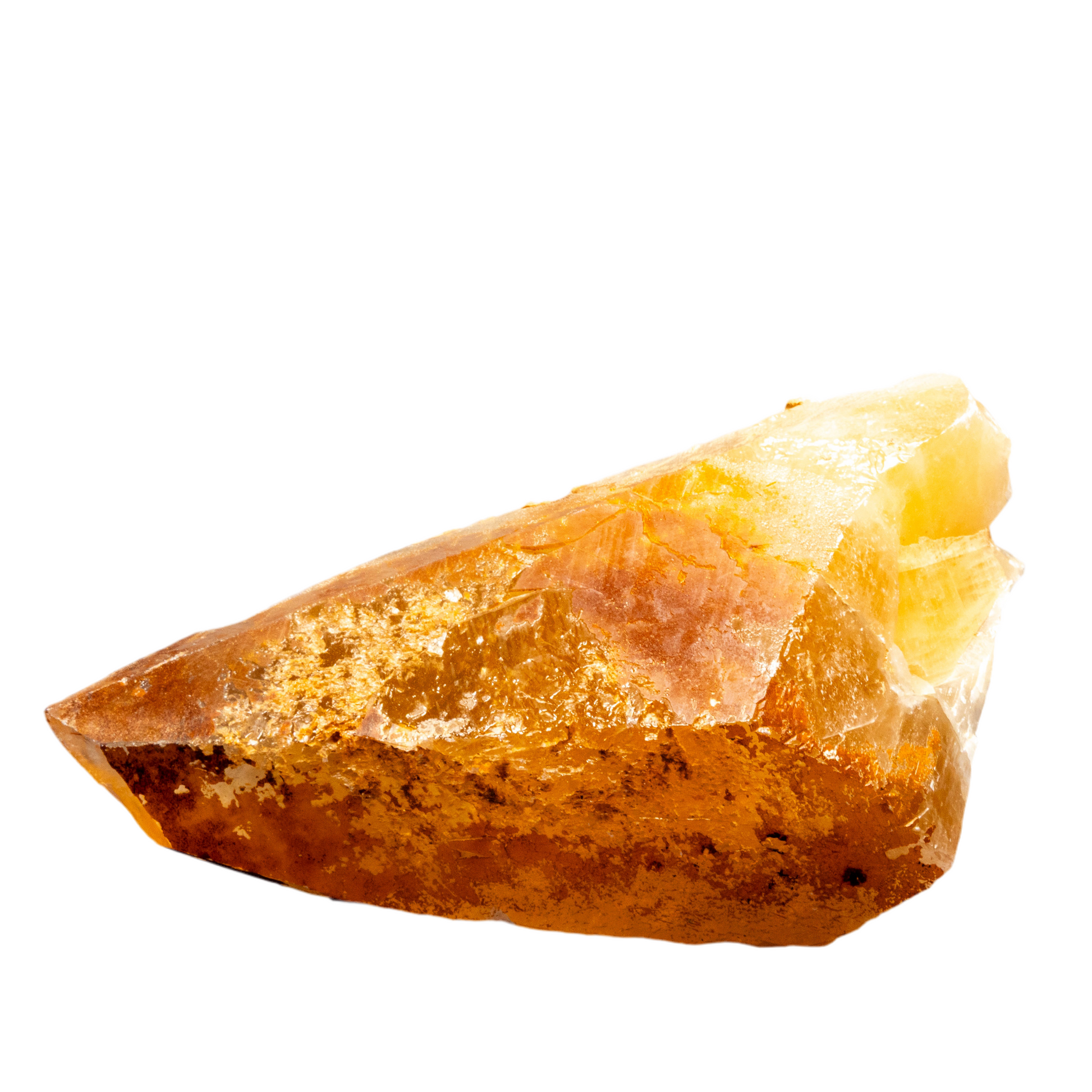 Honey Calcite Raw Point – Raw