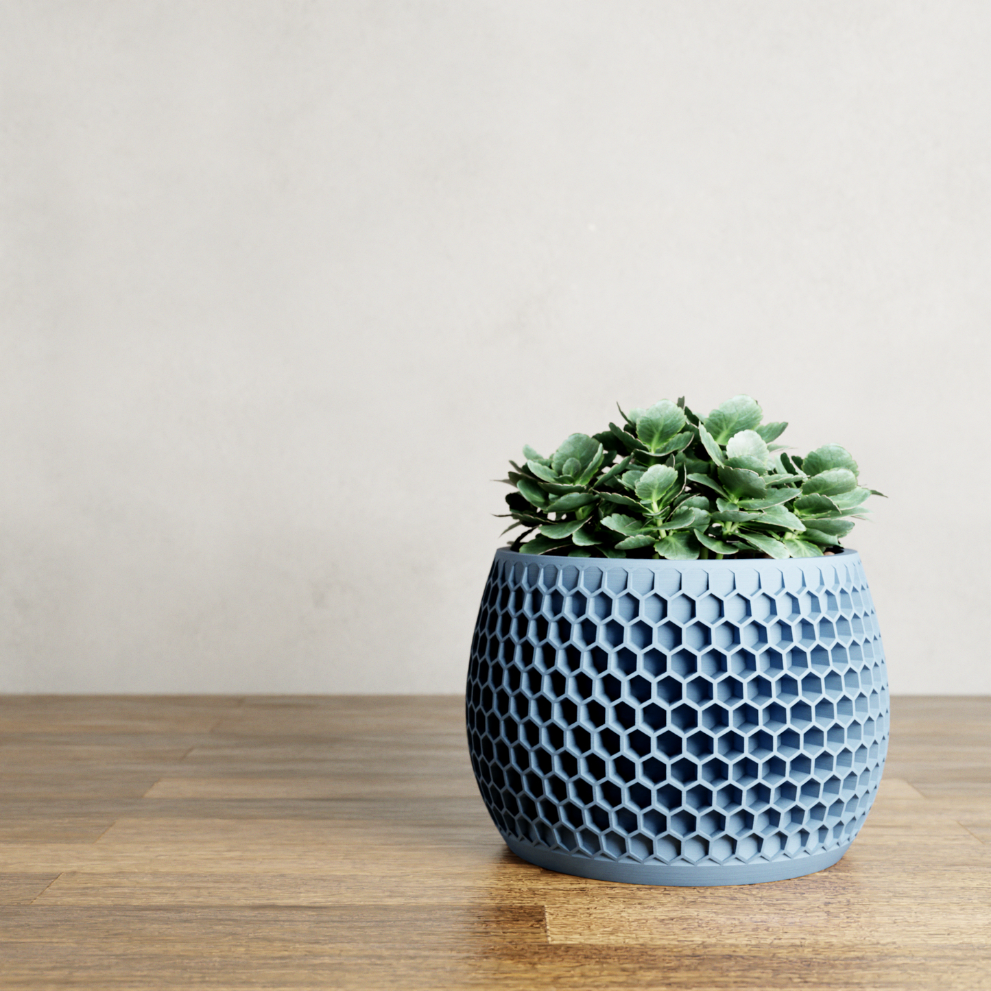 Honeycomb Planter – Blue Planter